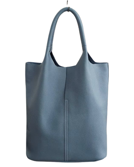 Naiya - Lederen tote bag | Een stroming van vrouwelijke kracht | Eb & Vloed Collectie