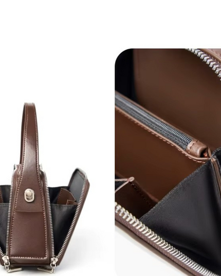 Elenor – Leren schoudertas voor vrouwen met stille grootsheid | Earth Chique Collectie