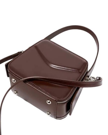 Elenor – Leren schoudertas voor vrouwen met stille grootsheid | Earth Chique Collectie