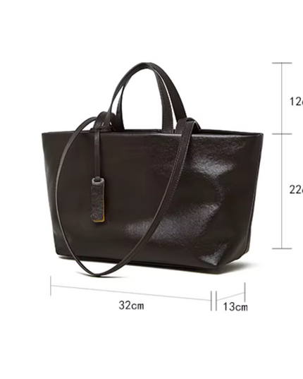 Saya - Lederen tote bag voor wie leeft vanuit haar kern - Sereen Collectie