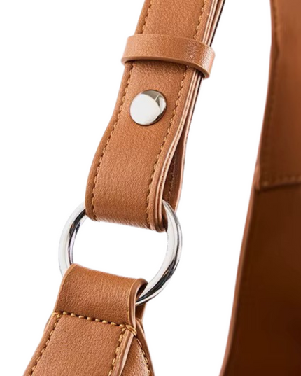 Saren – Harmonieuze lederen tas voor vrouwen die stromen met hun kracht | Eb & Vloed Collectie