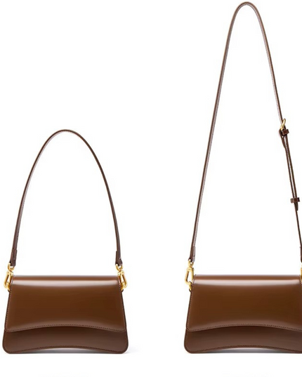 Lyra | Lederen vintage baguette | Een symfonie van vrouwelijke kracht | Earth Chique Collectie