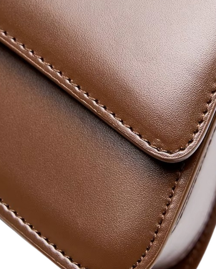 Lyra | Lederen vintage baguette | Een symfonie van vrouwelijke kracht | Earth Chique Collectie