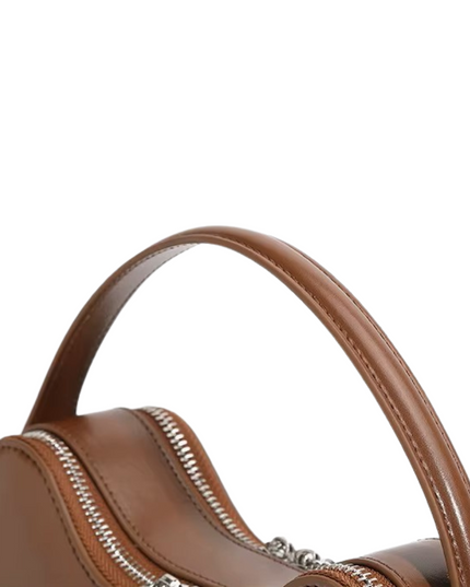 Thaléa – Leren schelptas voor vrouwen in hun krachtcyclus | Eb & Vloed Collectie